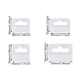 thumbnail image 5 of Tizuqe Pack Of 100 Transparent Plastic Hanging Tabs with Slot Holes Easy Installation Home Organization Hooks Bathroom Hook, 5 of 9
