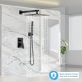 thumbnail image 2 of Juego de grifos de ducha FPXRNG Black Rainfall con válvula de ducha, 2 of 8