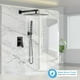 thumbnail image 2 of Juego de grifos de ducha FPXRNG Black Rainfall con válvula de ducha, 2 of 8