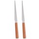 thumbnail image 1 of Herramienta de cuchillo de tallado con mango de madera de 2 piezas para esculpir arcilla de polímero de cerámica, 1 of 6