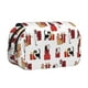 thumbnail image 1 of Disketp Cute Cat And Christmas Gift Estuche de Lápices de Doble Capa con Tapa Abatible y Cremallera, Organizador Escolar para Adolescentes y Adultos, 1 of 7