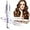 White, variant on CNV® Automatic Hair Curler,Automatic Curling Iron with 4 Temperatures,Dual Voltage Rotating Curling Iron with 1 1/4 inch Fast Heating and Auto Shut-Off for Professional Hair Styling