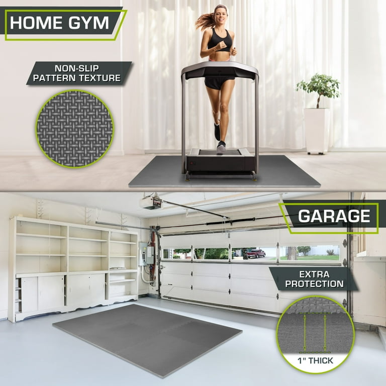 トレーニング用品 ProsourceFit Extra Thick Puzzle Exercise ProsourceFit Gym Interlocking Floor Tiles, Extra Thick