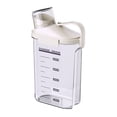 thumbnail image 3 of Openpig Cereal Containers Storage, 2500ML Airtight Large Dry Food Storage Containers with Pouring Spout Measuring Cup for Snacks Grain Rice, Dispenser Plastic Bin, 1PC, 3 of 3