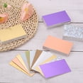 thumbnail image 4 of Uxcell 100 Business Card Stock 3.5" x 2" Blank Business Cards for Laser Printer Small Message Card Graffiti Scrapbooking DIY Thanks Cards, Fine Sand Silver, 4 of 6