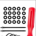 thumbnail image 3 of Car Body Retainer Clips Set Tailgate Handle Rod Clip Fastener Remover - Auto Push Pin Rivets -Door Trim Panel Clips, 3 of 5