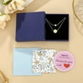 thumbnail image 7 of IEFSHINY Layered Initial Pearl Necklaces for Women, 16K Gold Plated Dainty Pearl Initial A-Z Pendant Necklace Jewelry, 7 of 7