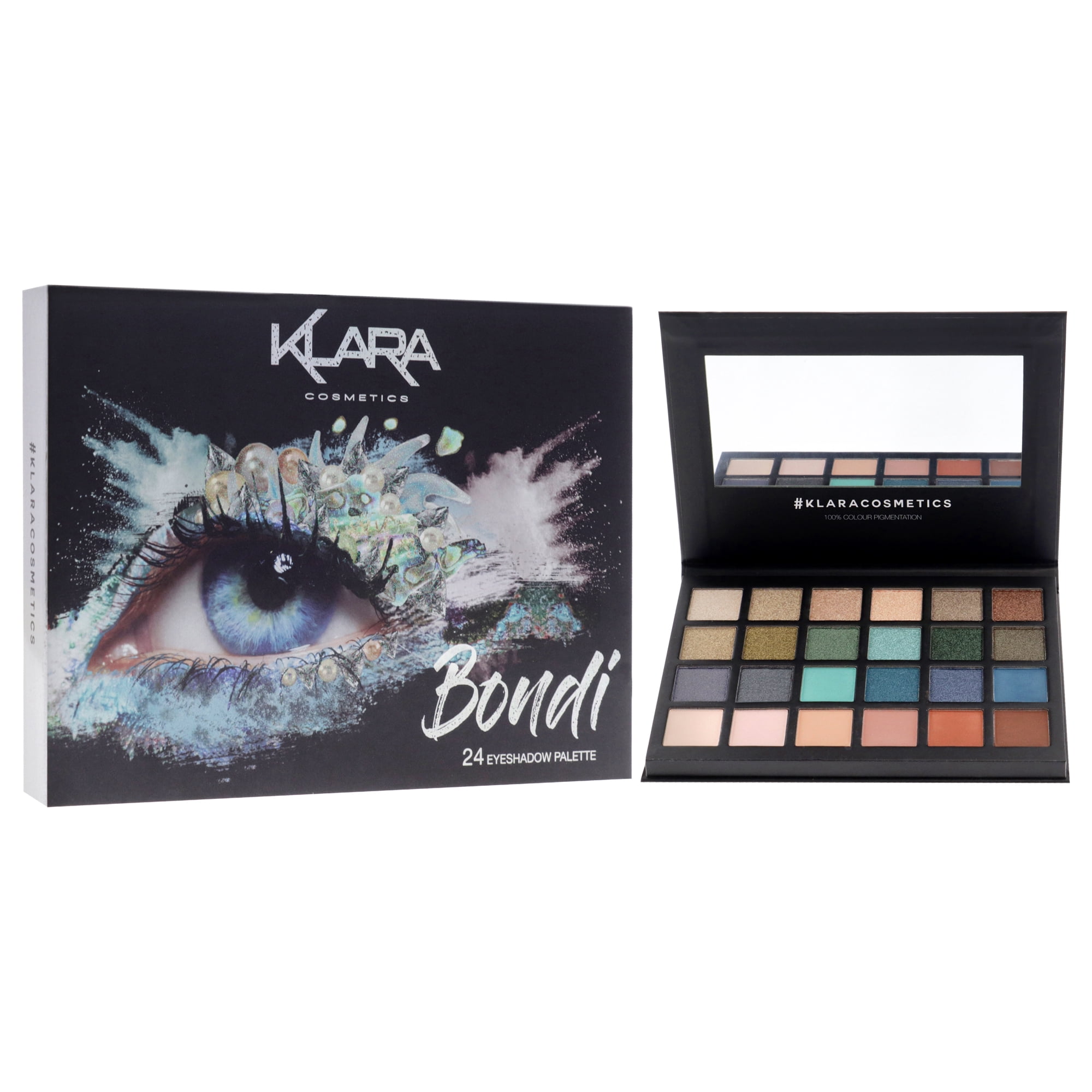 Klara 24 Eyeshadow Palette - Bondi , 1.68 oz Eye Shadow