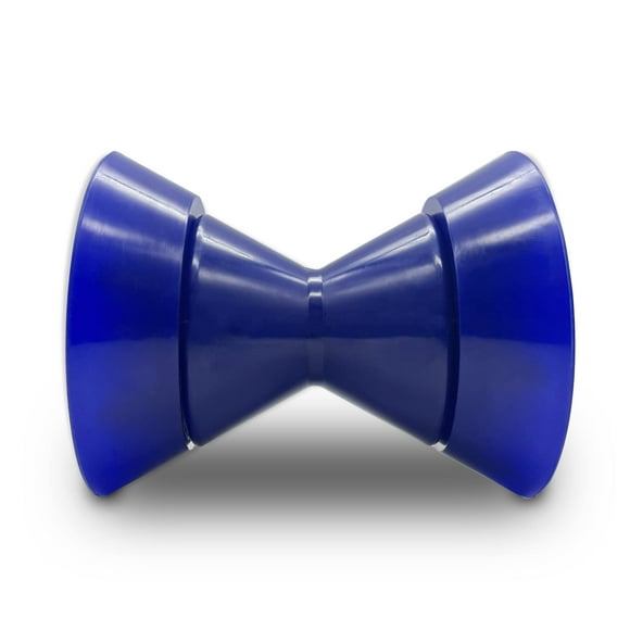 COLOFULWAY 3" Boat Trailer Bow Bell Roller Assembly with 1/2" Shaft fits 3 inch Bracket, Poly(Blue)