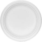 10 Inch Round Plates - Compostable Molded Fiber Plates | Tree-Free & Extra Strength | Ideal for Hot/Cold Food | Sustainable Choice for Events and Restaurants | Microwave & Freezer Safe