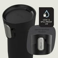 thumbnail image 3 of EFEMF-AUTOSEAL West Loop Vacuum-Insulated Stainless Steel Travel Mug with Easy-Clean Lid, 12oz, Matte Black, 3 of 4