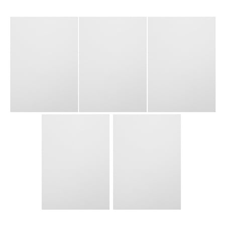 WRITWAA 5pcs White Picture Frame Mats Back Board Ideal for Document Organization and Scrapbooks