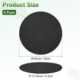 thumbnail image 3 of Uxcell 6-Pack Plant Coasters Mat Reversible 4 Inch Felt Round Absorbent Fabric, 3 of 6