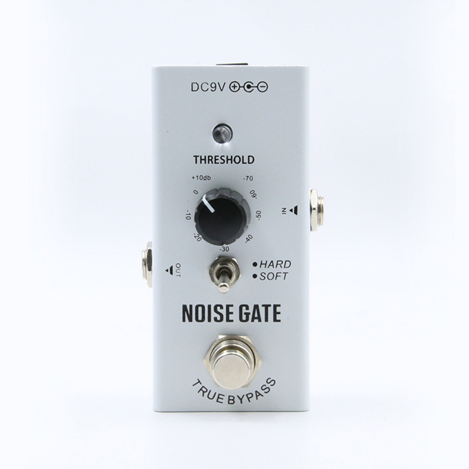 Small Noise Reduction Guitar Effect Pedal Noise Suppressor Effect Guitar Pedal Electric Guitar Accessory Metal Texture