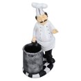 thumbnail image 2 of Figurine Cuisine Table à Manger Décor, Résine Chef Ornement Léger Résine Compacte Large Application pour Jardin, 2 of 7