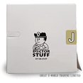 thumbnail image 2 of - file folder labels, bet letter j, barkley/sycom fabkm - bxam series compatible stickers, gold, 1" x 1-1/2", 500/roll, 2 of 2