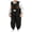 Black-a, variant on Baby Padded Winter Overalls Quilted Suspender Pants with 3D Bear Face Chest Front Zipper Fuzzy Ankle Cuffs Warm Coveralls for Boys Girls and Gift