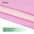 thumbnail image 3 of Flower Wrapping Paper Waterproof Floral Wrap Pale Purple & Light Pink 22.8 x 22.8 Inch Used for DIY Crafts 20 Pcs, 3 of 6