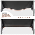 thumbnail image 6 of Crestlive 3-Piece Patio Pool Chaise Lounge Set with Side Table, Black, 6 of 7