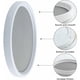 thumbnail image 3 of Organizador sin esfuerzo, plato giratorio Lazy Susan, plástico fácil de limpiar, estabilidad mejorada, eficiencia de espacio, usos múltiples, superficie antideslizante, rotación suave, protección de, 3 of 5
