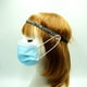 thumbnail image 2 of Diadema con botón antitirones para mascarilla, banda para el pelo con taladro de resina, diadema deportiva sencilla, 2 of 5