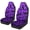 Black Bat Pattern, variant on POLERO Sunflower Hummingbird Flag Pattern Automotive Seats Covers Accessory for Automobile, Elastic Universal Car Seat Covers Easy to Install Polyester Universal Seat Protector Covers