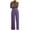 Dark Purple, variant on Womens Casual Solid Color Two Pearl Strap Sweetheart V Neck High Waist Tube Jumpsuit Pants Summer Dressy Rompers, Comfortable, Versatile, Multiple Sizes