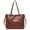 Brown, variant on KALUNMA Tote Bag for Women Vintage Large Purse Work Handbags Womens Crossbody Purses Woman Shoulder Bags