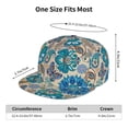 thumbnail image 6 of Balery Baseball Cap Flat Bill Hats for Men Adjustable Size for Running Workouts and Outdoor Activities All Seasons Dad Hat(Vintage Floral Butterflies ), 6 of 9