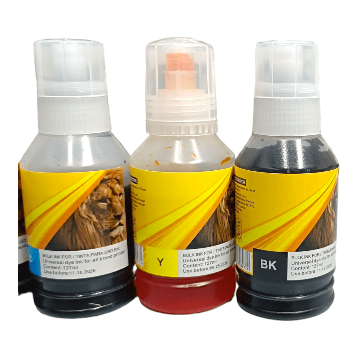 Botellas Tinta Negra Premium 500ml | Recarga Cartuchos Impresora Vacíos | Universal