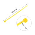 thumbnail image 2 of Uxcell 300pcs Cable Zip Ties Plastic Self-Locking Nylon Tie Cables Wrap Yellow 100mm x 1.8mm, 2 of 5