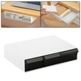thumbnail image 5 of Under Desk Drawer Organizer Storage Under Desk Paper Desktop Black Double, 5 of 8