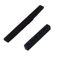 thumbnail image 1 of Paquete de 2 Tuercas de Sillín de Guitarra de Más Fino Y Duradero, Negro para Accesorio de Guitarra Clásica Gloria Guitarra Ebony Saddle Nut, 1 of 9