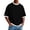 Black, variant on Men’s Crew Neck Short Sleeve T-Shirt Two Piece Set Stylish Comfortable Summer