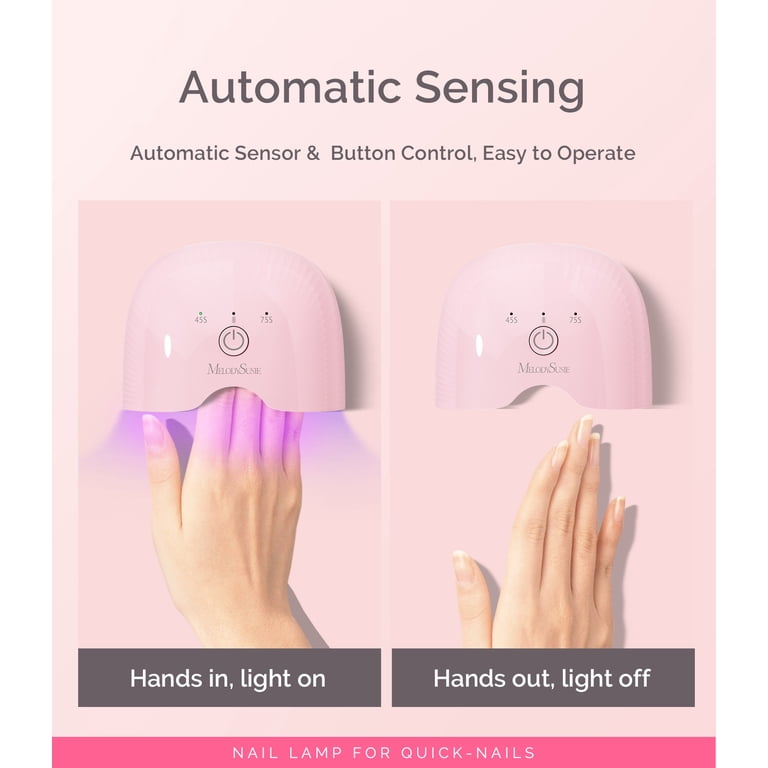MelodySusie Mini Cordless UV Nail Lamp, 6W Rechargeable photo 5
