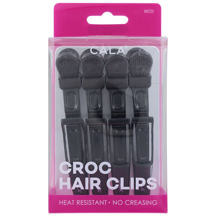 Cala Croc Hair Clips - Black