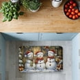 thumbnail image 4 of Stupell Industries Rustic Snowman Trio Printed Anti-Fatigue Floor Mat, design by Creative Studio, 30"x18", 4 of 9