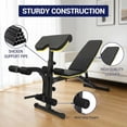 thumbnail image 3 of Multifunctional Adjustable Weight Bench for Full Body Workout -Dumbbell Bench  with Thick Padded Seat & Backrest for Home Gym Strength Training,396 Lbs Weight Capacity, 3 of 6