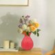 thumbnail image 5 of Hydroponic Vase Plastic Flower Arrangement Container with Water Storage, Imitation Ceramic Modern Home Office Decor, Plant Pot for Indoor Greenery, Floral Display Centerpiece for Tabletop Shelf Decor, 5 of 6