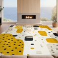 thumbnail image 2 of Design&I 8'x10' Ultra Soft Area Rug, Spotted Minimalist Abstract Farmhouse Border Motifs Vintage Distressed None Fluffy Washable Non Shedding for Bedroom Living Room Under Sectional, 2 of 7