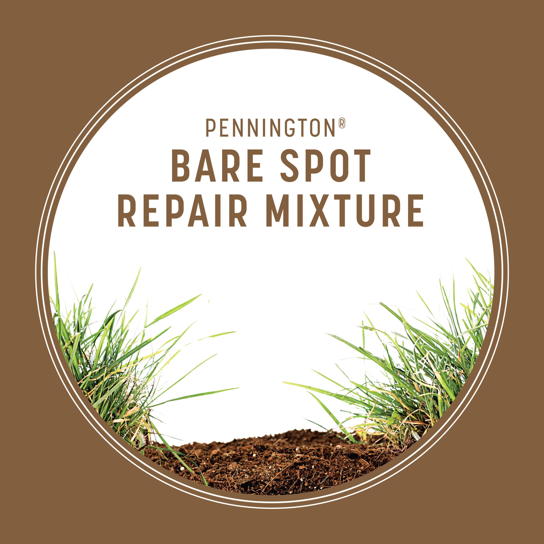 (2 pack) Pennington Bare Spot Northern Grass Seed Mix, Grass Seeds for Lawn, Sun to Partial Shade, 1 lb.