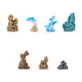 thumbnail image 2 of 7 decoraciones para acuarios de rocalla, decoración artesanal para peceras, adornos de piedra artificial de resina con a la montaña para jardín, 2 of 9