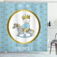 thumbnail image 1 of Ambesonne Blue Shower Curtain, It's a Prince, 69"Wx75"L, Multicolor, 1 of 3