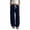 #06 Navy 【Mix, Match & Rotate: Stock Up on Daily Colors】, variant on Women's Casual Drawstring Sweatpants, Relaxed Fit with Side Pockets, Solid Color Long Pants, Home & Street Style | VerBelle,Black L
