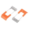 thumbnail image 4 of Unique Bargains 44x18mm Downlight Spring Clips 50 Pack Emitting Diode Recessed Lighting Accessories Securing Clamps Orange, 4 of 6