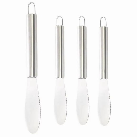 Spreader Knives Cold Butter Knives Stainless Cheese Spreader Charcuterie Utensils for Condiments Jam Pastry Making