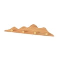 thumbnail image 4 of Perchero de pared para sombreros, versátil, ahorra espacio, rústico, de madera, gancho de pared para Marrón, 4 of 7
