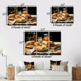 thumbnail image 4 of Designart "A Picnic Palette Capturing Meals and Memories II" Food & Beverage Floater Framed Wall Art Print, 4 of 7