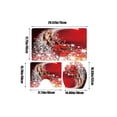 thumbnail image 3 of Non-Slip Christmas Bathroom Mat Set - 3 Piece Holiday Bath Mats and Rugs for Shower, Toilet, and Bathtub, 3 of 6