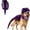 Purple, variant on Dinosaur Skeleton Dog Costume, Prehistoric Bone Pet Costume (Black,40 in) | Costume with Dino Head Cover and Back Skeleton Design, Funny Halloween Dress Up Outfit for Dogs, Puppy Party Cosplay Outfit